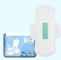 Ultra Thin Lady Sanitary Napkins For Daily Overnight Menstrual Use