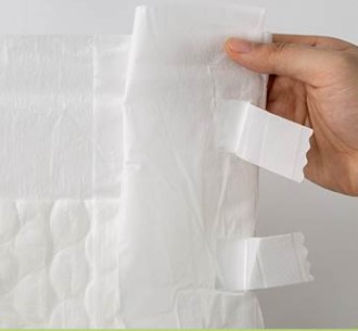 Japan Korea Op maat gemaakte OEM-volwassen broek Kleefdoek Wegwerp Unisex adult luier 4