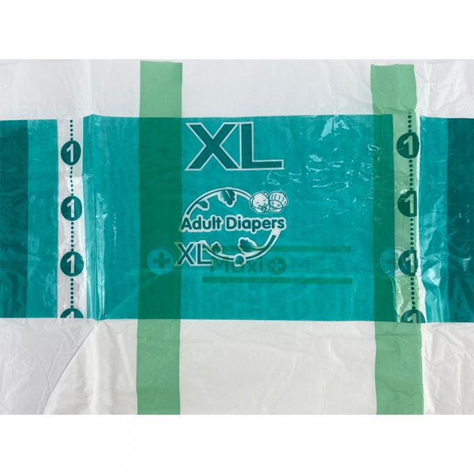 Super comfortabele wegwerp luier voor volwassenen met PE-film achterblad en afgedrukte kenmerken kenmerken PE-tape 2