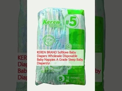 KEREN BRAND Softlove Baby luiers Groothandel Wegwerp Baby luiers A Grade Slaap Baby luiers
