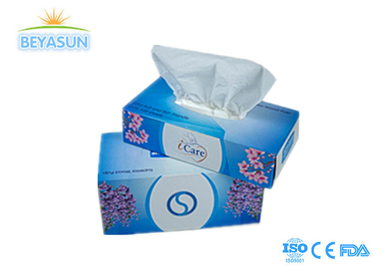 Soft 2 Ply 14GSM Papier Virgin Hout Pulp Wit Kubus Doos Gezichtsweefsel