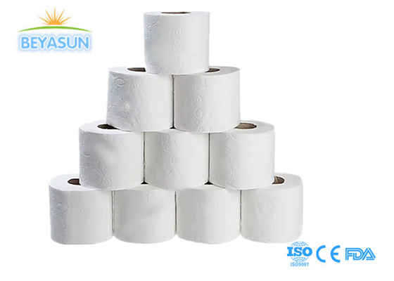 Sterk absorberend toiletpapier 10 rollen/zak plees papier weefsel zonder smaak toiletpapier rol