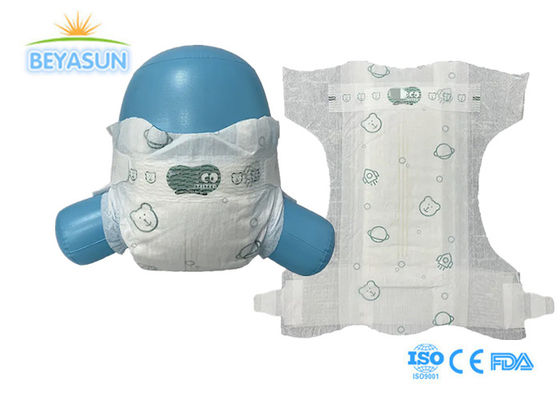 Zachte, ademende, wegwerpluiers Premium luiers, snel absorberende luiers voor pasgeborenen