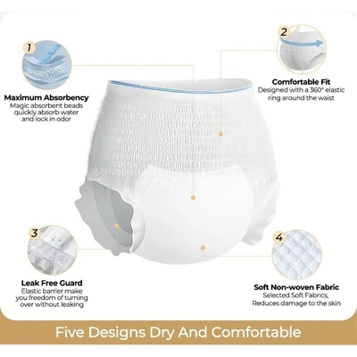 Groothandel adult luier Nappy T-vorm Super Ultra Absorberend Hypnose Xxl Adult luier