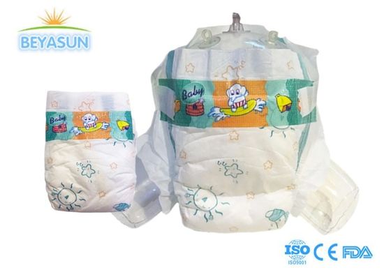 Groothandel gedrukte baby-eenmalige luiers met comfortabele ademend en superzacht