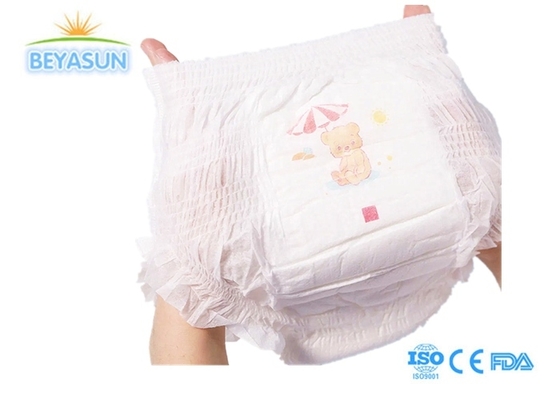 Zachte en comfortabele eenmalige luier met lekkagebestendige overnachtingsbescherming